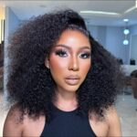 Super Double Drawn Vietnam Pixie curls 13x4 Swiss Lace full frontal Glueless wig  human hair - Image 2