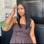 Super double drawn 2x6 Kim k closure Bonestraight Wig Factory made Unit - Image 2